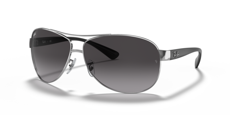 

Ray-Ban Pilot Silver Sunglasses-RB3386 0038G 63