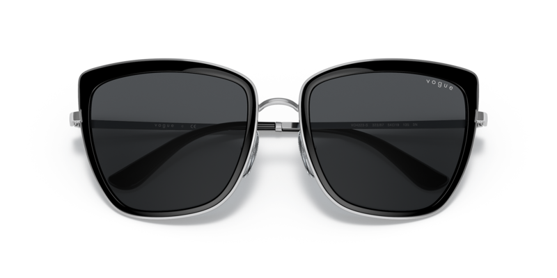 Vogue Silver And Black Sunglasses- VO4223-S 323/87 54-19 135 3N