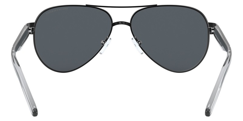 Armani Exchange Matte Black Sunglasses-AX2034S 60636G 59