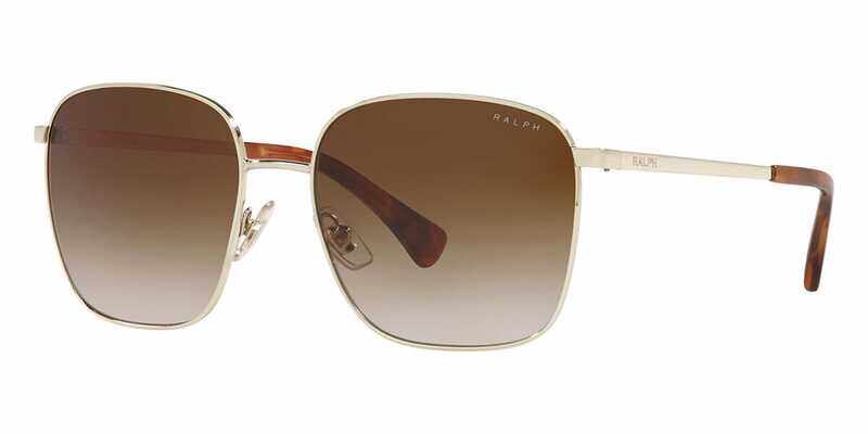 

Ralph Shiny Pale Gold Square Sunglass RA4136 9116/13 57