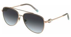 Tiffany Pilot Rose gold Sunglasses TF3080 61053C 59