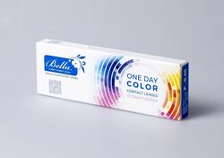 Bella One Day Ocean Blue Daily Disposable Contact Lenses-Pack of 10