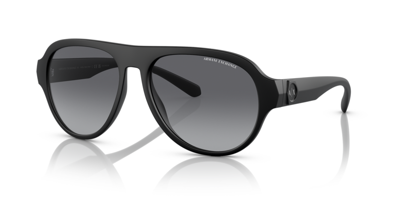 Armani Exchange Matte Black Sunglasses-AX4126SU 8078T3 58