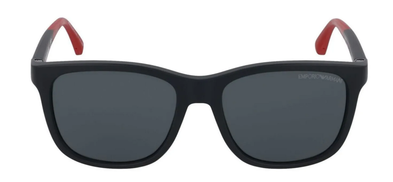 EMPORIO ARMANI MATTE BLACK SUNGLASSES-EA4184 500187 49