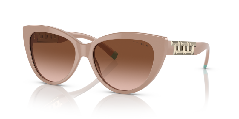 Tiffany Light Pink Cat eye Sunglasses TF4196 8352/3B 56