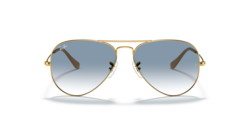 Ray-Ban Gradient Aviator Sunglasses- RB3025 AVIATOR LARGE METAL 001/3F 58-14 135 2N