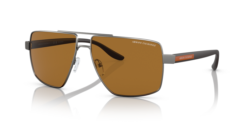 

Armani Exchange Matte Gunmetal Sunglasses-AX2037S 60083 60