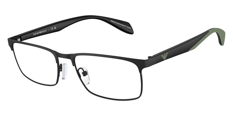 

Emporio Armani Rectangle Men's Frames-EA1149 3001 54