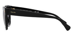 Ralph Shiny Black Oval Sunglasses-RA5301U 50018G 52