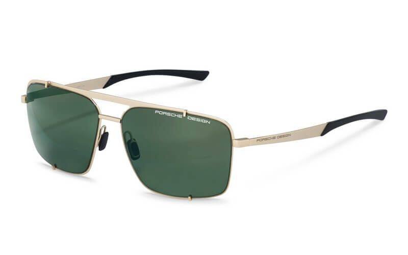 

Porsche Design Pilot Gold Sunglasses-P8919 B 63