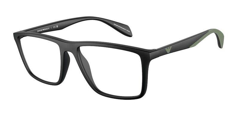 

Emporio Armani Black Men's Frames-EA3230 5001 53