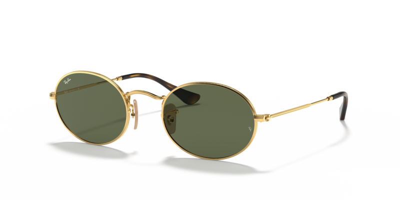 

Ray-Ban Oval Flat Sunglasses-RB3547N 001/51-21 145 3N