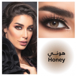 Lens Me 6 Months Disposable Contact Lenses - Honey