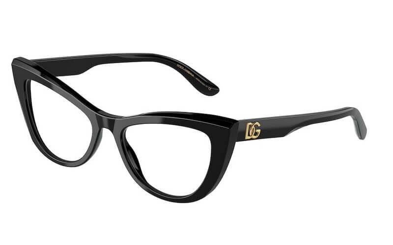 

Dolce & Gabbana Cat Eye Women's DG3354 501 54 Blue Light Filtering Eyeglasses