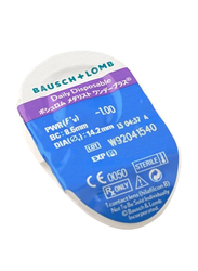 Bausch & Lomb Soflens 59 Daily Pack of 90 Disposable Contact Lenses, Clear, 1.50