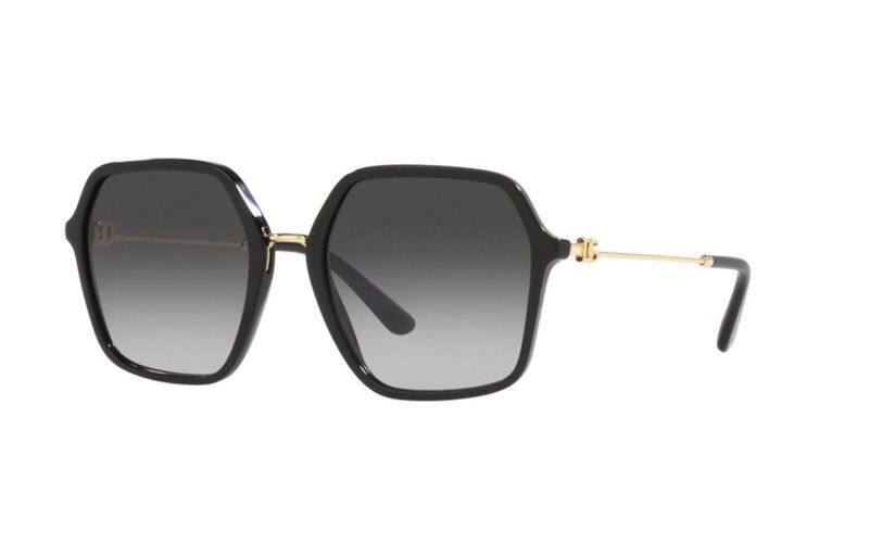 

Dolce & Gabbana Black Square Sunglasses-DG 4422 501/8G 56