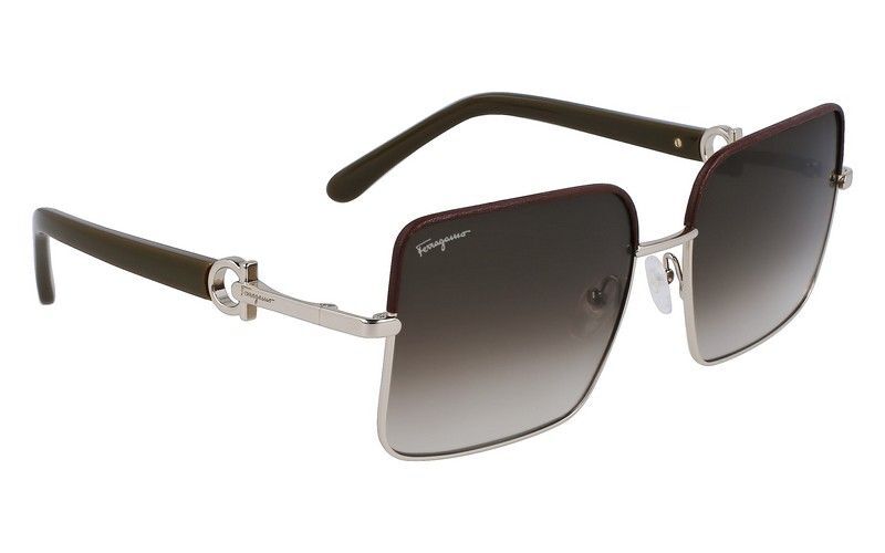 Salvatore Ferrangamo Square Sunglasses-SF302SL 704 60