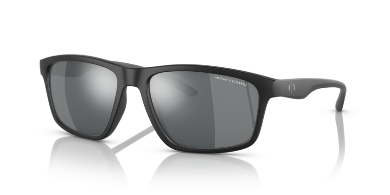 

Armani Exchange Matte Black Sunglasses-AX4122S 80786G 59