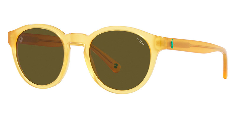 POLO Round Shiny Opal Honey Sunglasses-PH4192 500573 51