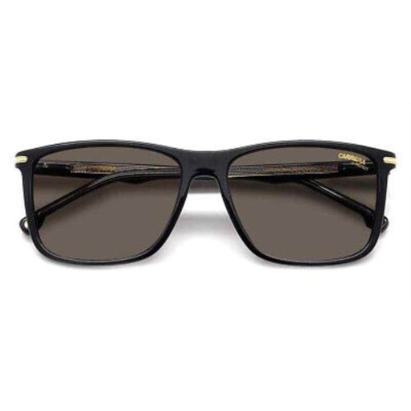 

Carrera Black/Grey Rectangle Sunglasses-CA205371-807/IR-57