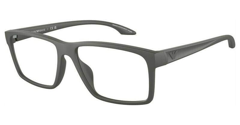 

Emporio Armani Square Men's Frames-EA3210U 5141 57