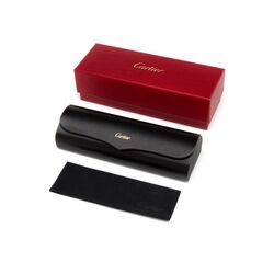 Cartier Gold Semi Rim Eyewear-CT0370O 001 57