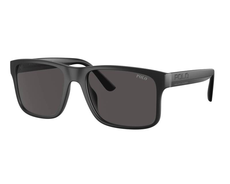 POLO Rectangle Black Sunglass PH4195U 5001/87 57