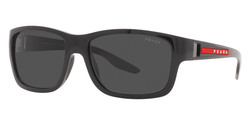 PRADA Rectangle Black Sunglass SPS 01W 1AB-06F 59