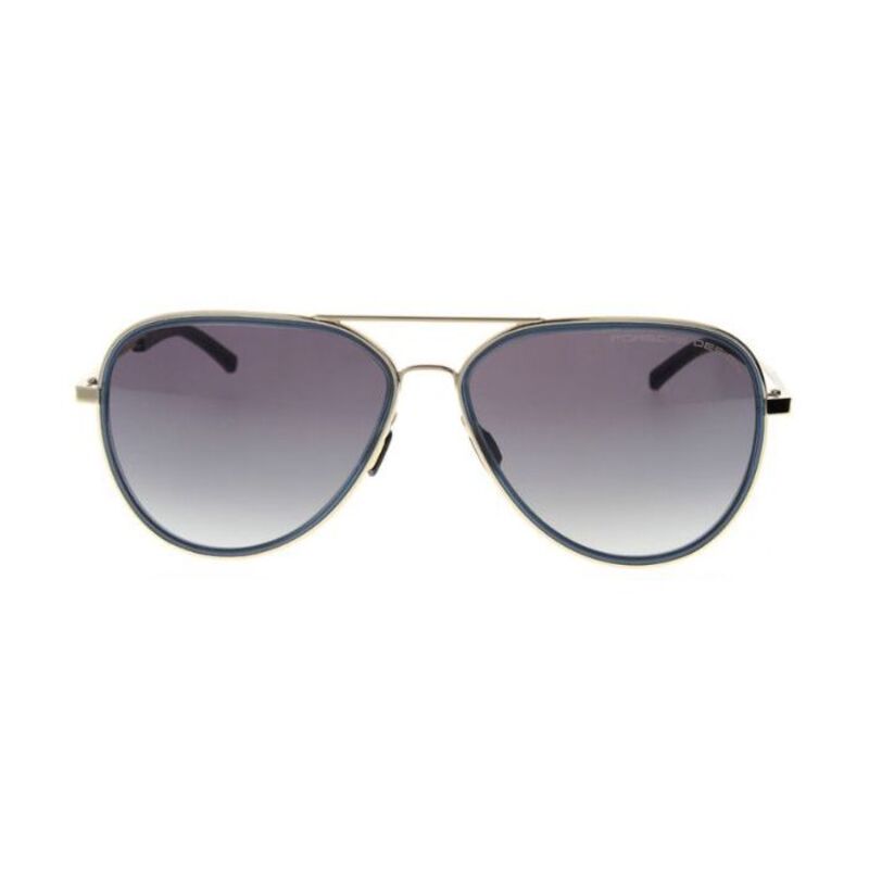 Porcshe Design Gold Pilot Sunglasses P8691 B 60