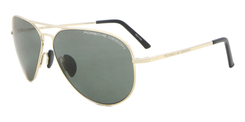 Porcshe Design Gold Pilot Sunglasses P8508 A 60