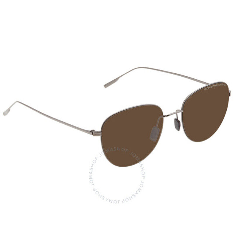 

PORSCHE DESIGN Porcshe Design Round Gun Metal Sunglasses P8916 D 54