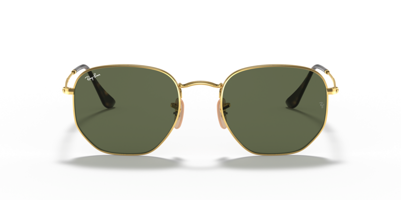 Ray-Ban Hexagonal Flat Lenses Sunglasses - RB3548N 001 54