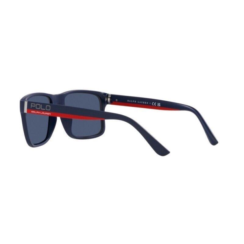 POLO Rectangle Blue Sunglasses-PH4195U 590480 57