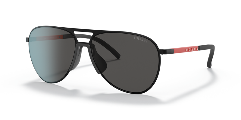 

PRADA LINEA ROSSA PRADA Pilot Matte Black Sunglasses-SPS51X 1BO-06L 59