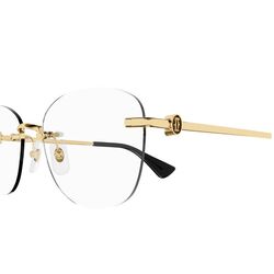 Cartier Gold Rimless Eyewear-CT0414O 001 54