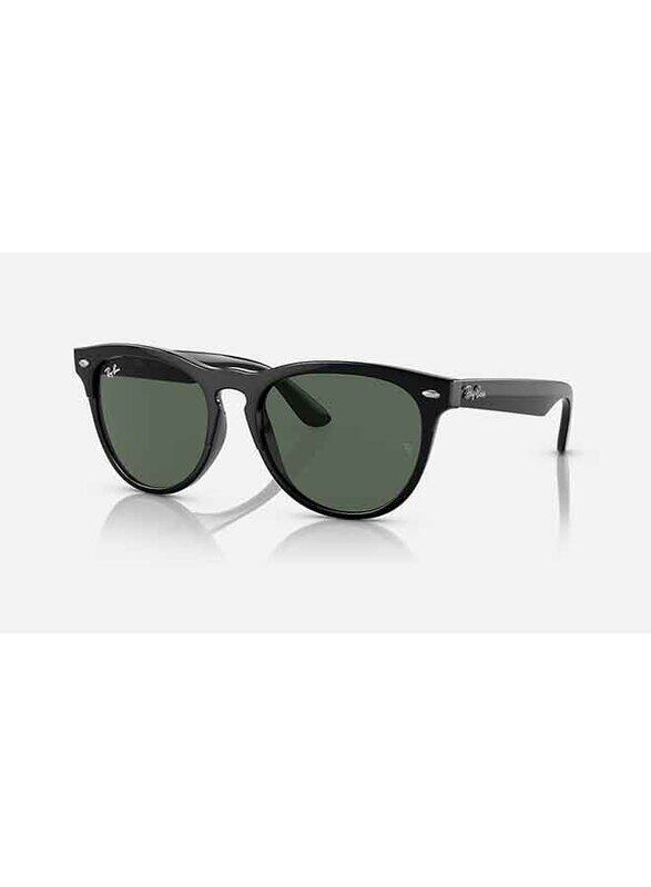 

Ray-Ban Iris Full-Rim Phantos Polished Black Sunglasses Unisex, Green Lens, RB4471 6629/71, 54/18/145