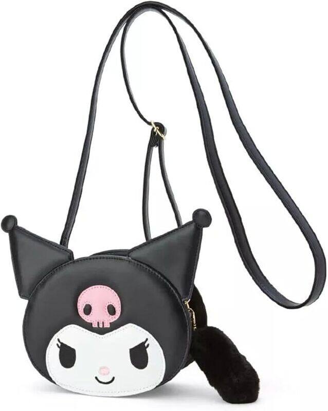 Kuromi Big Head Casual Cross Body Bag