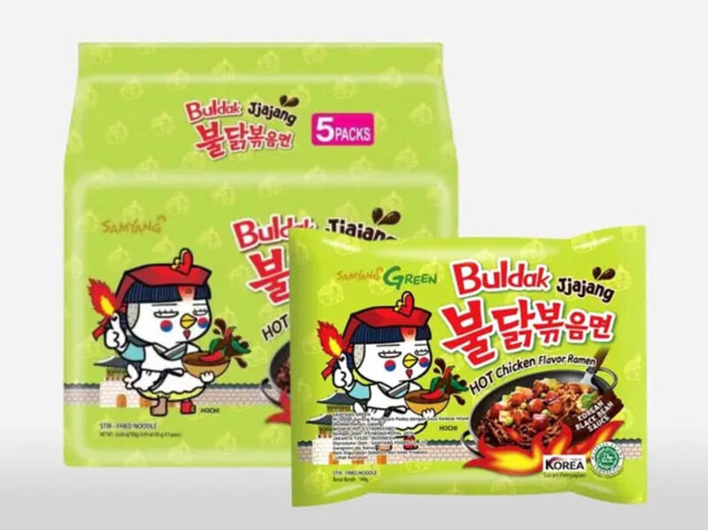 

Samyang Buldak Jjajang Chicken Flavor Ramen 5pcs