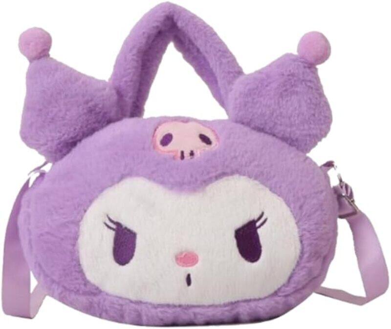 

Kawai Sanrio Kuromi Plush Crossbody Bag