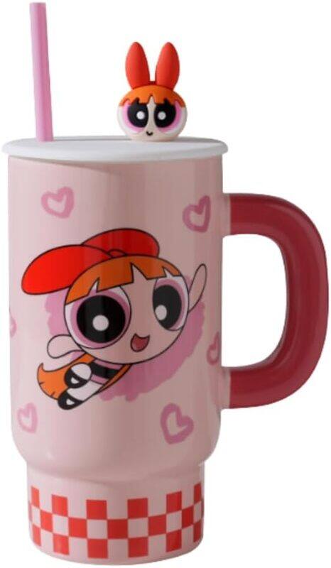 

generic Powerpuff Girls Mug with Lid and Straw 850ml