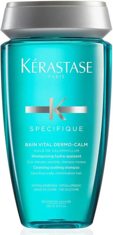

Kerastase Specifique Bain Vital Dermo-Calm Cleansing Soothing Shampoo for Sensitive Scalps, 250ml