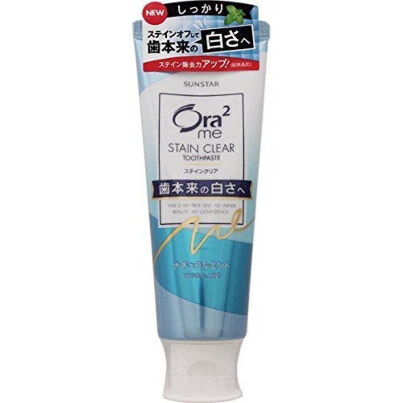 

Sunstar Ora2 Me Stain Clear Natural Mint Toothpaste, 130gm, Blue