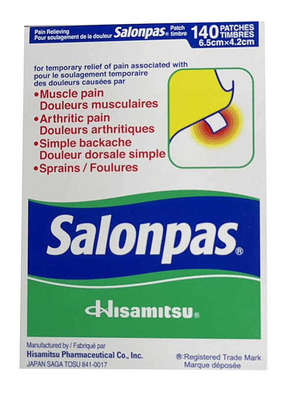 

Salonpas Pain Relieving Patch, 140 Patches
