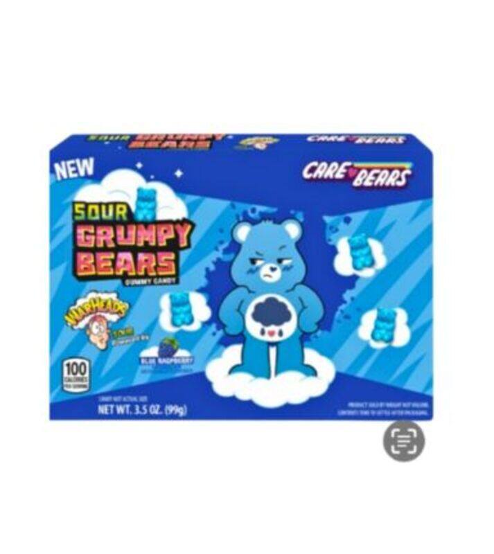 

Warheads Care Bears Sour Grumpy Bears 3.5 Oz. Theater 12 Pack