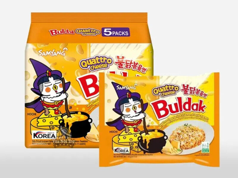 

Samyang Quattro Cheese Buldak Chicken Flavor Ramen 5pcs