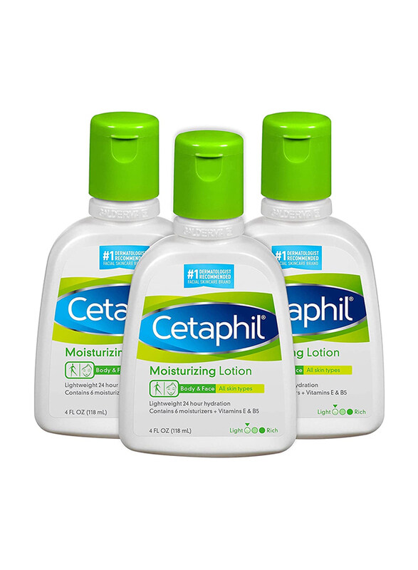 

Cetaphil Fragrance Free Moisturizing Lotion, 3 x 118ml