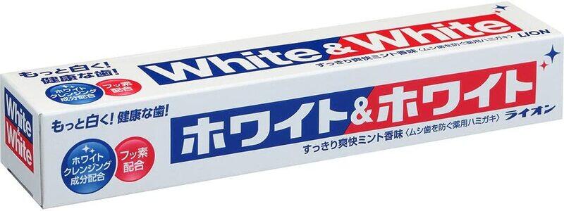 

Lion White & White Toothpaste, 150gm, White