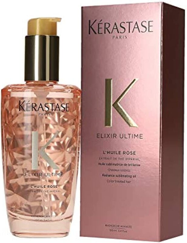 Kerastase Elixir Ultime L'Huile Rose Hair Oil for Coloured Hair, 100ml