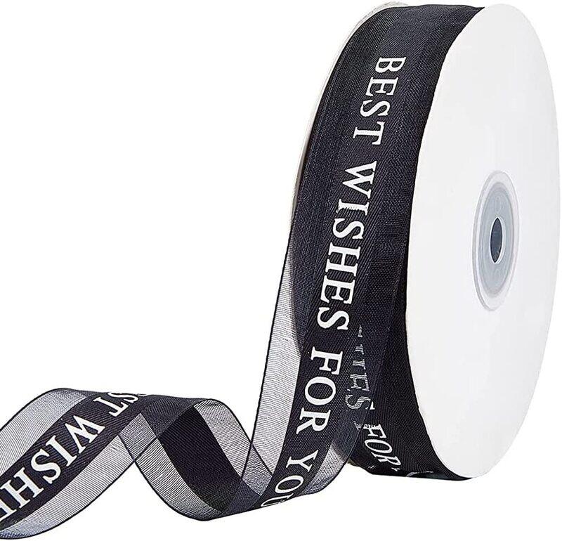 

Generic Ribbon with Word Best Wishes for You, Black