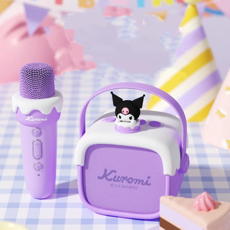 

Emie Sanrio Kuromi Bluetooth Wireless Microphone and Speaker